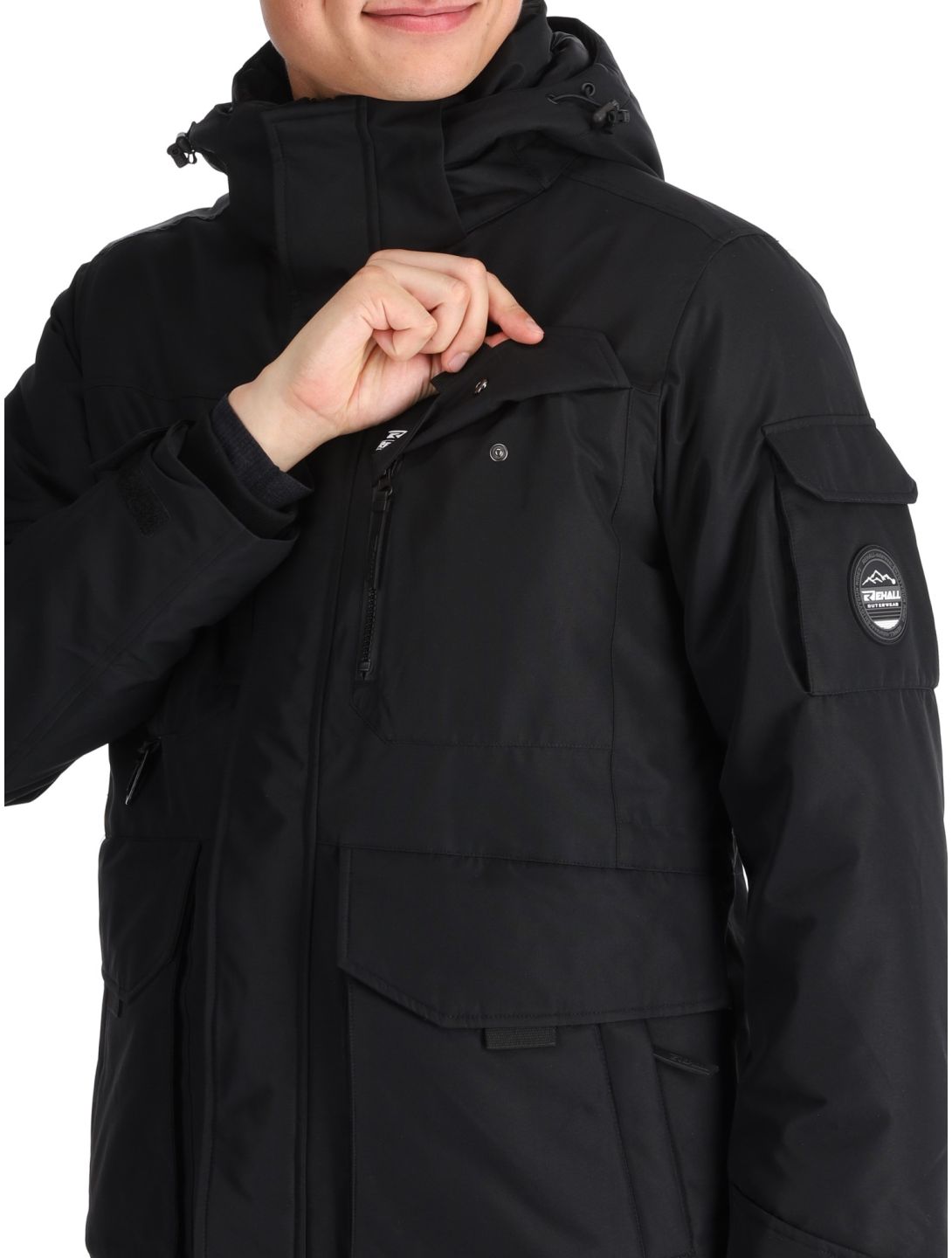 Rehall, Dean-R ski jacket men Black black 