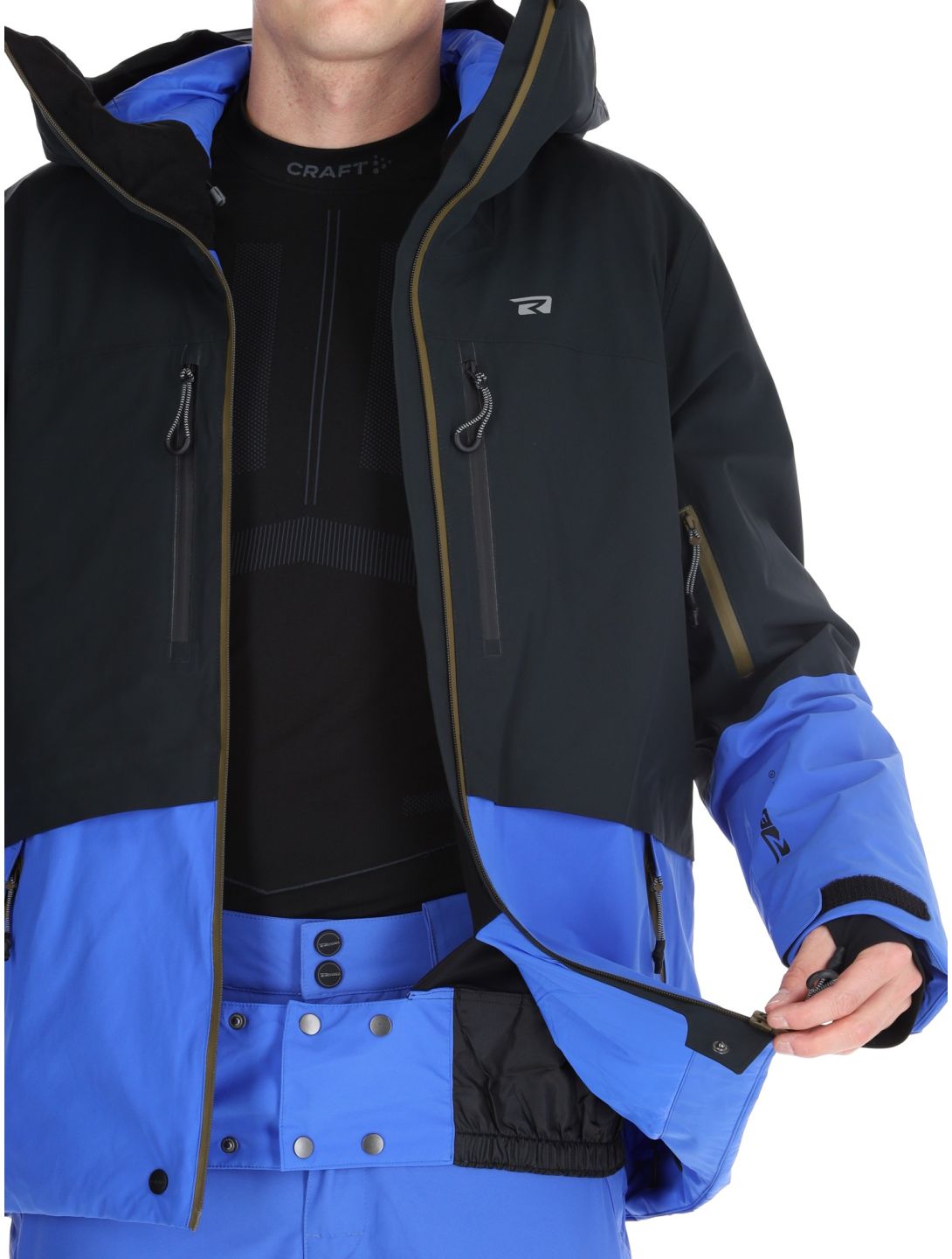 Rehall, Denali-R ski jacket men Reflex Blue black, blue 