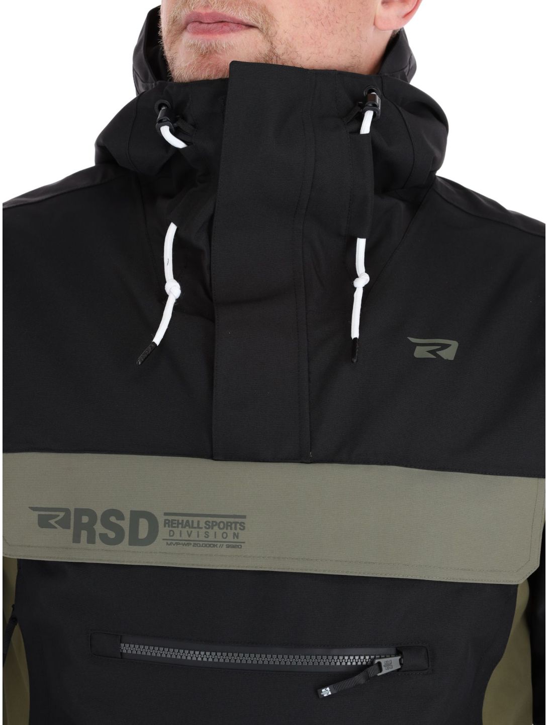 Rehall, Dennis-R winter anorak men Black black, green 