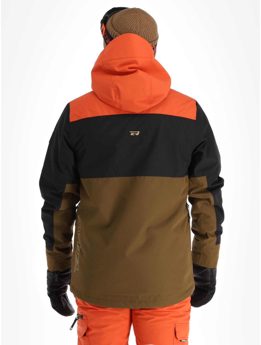 Rehall, Drago-R ski jacket men Rust black, brown, orange 