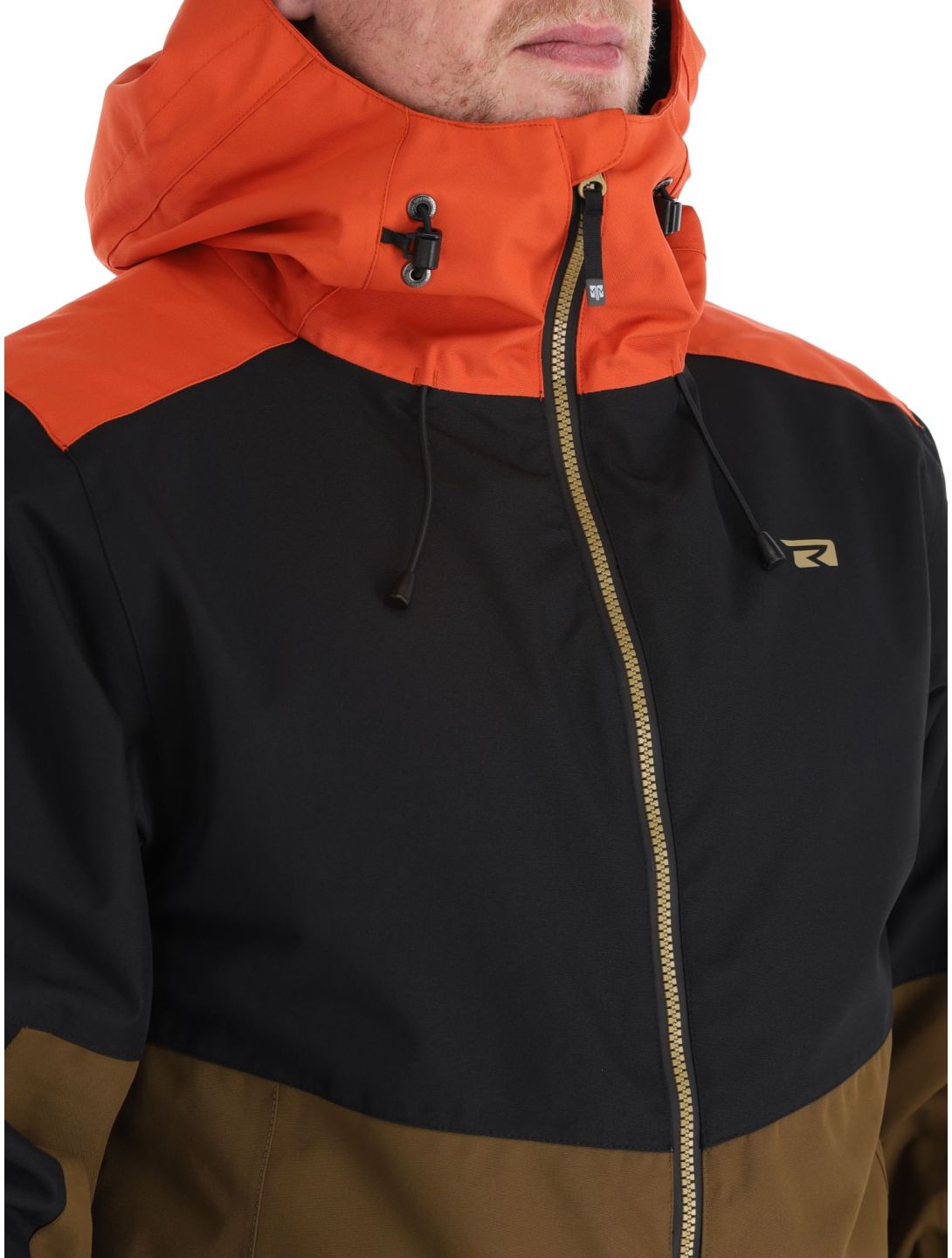 Rehall, Drago-R ski jacket men Rust black, brown, orange 