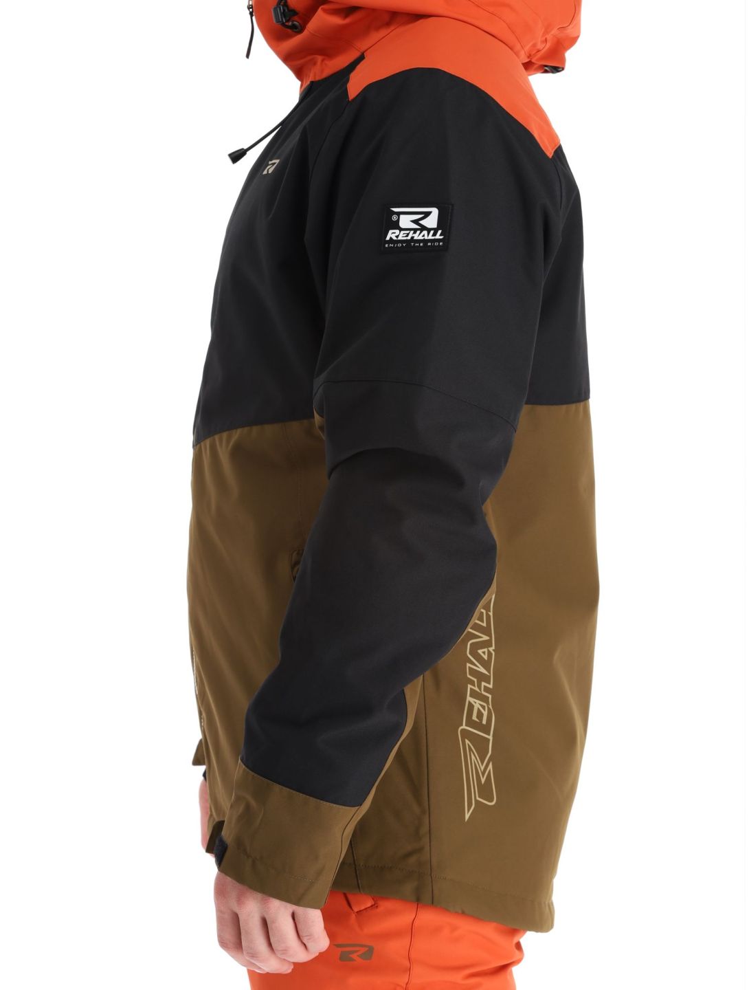 Rehall, Drago-R ski jacket men Rust black, brown, orange 