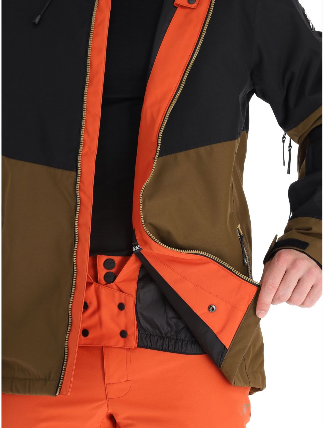 Rehall, Drago-R ski jacket men Rust black, brown, orange 