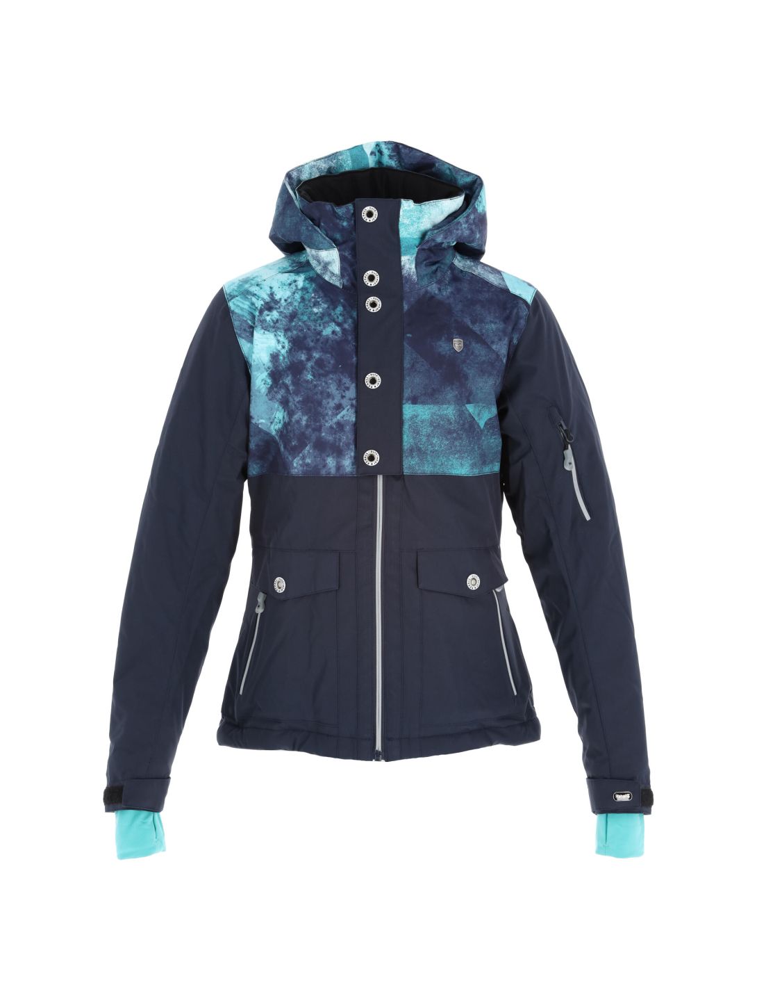 Rehall, Emmy-R-Jr ski jacket kids graphic aqua blue