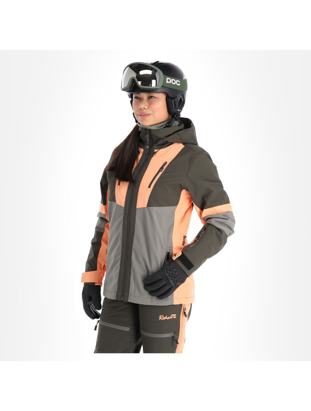 Rehall, Evy-R ski jacket women gunmetal grey 