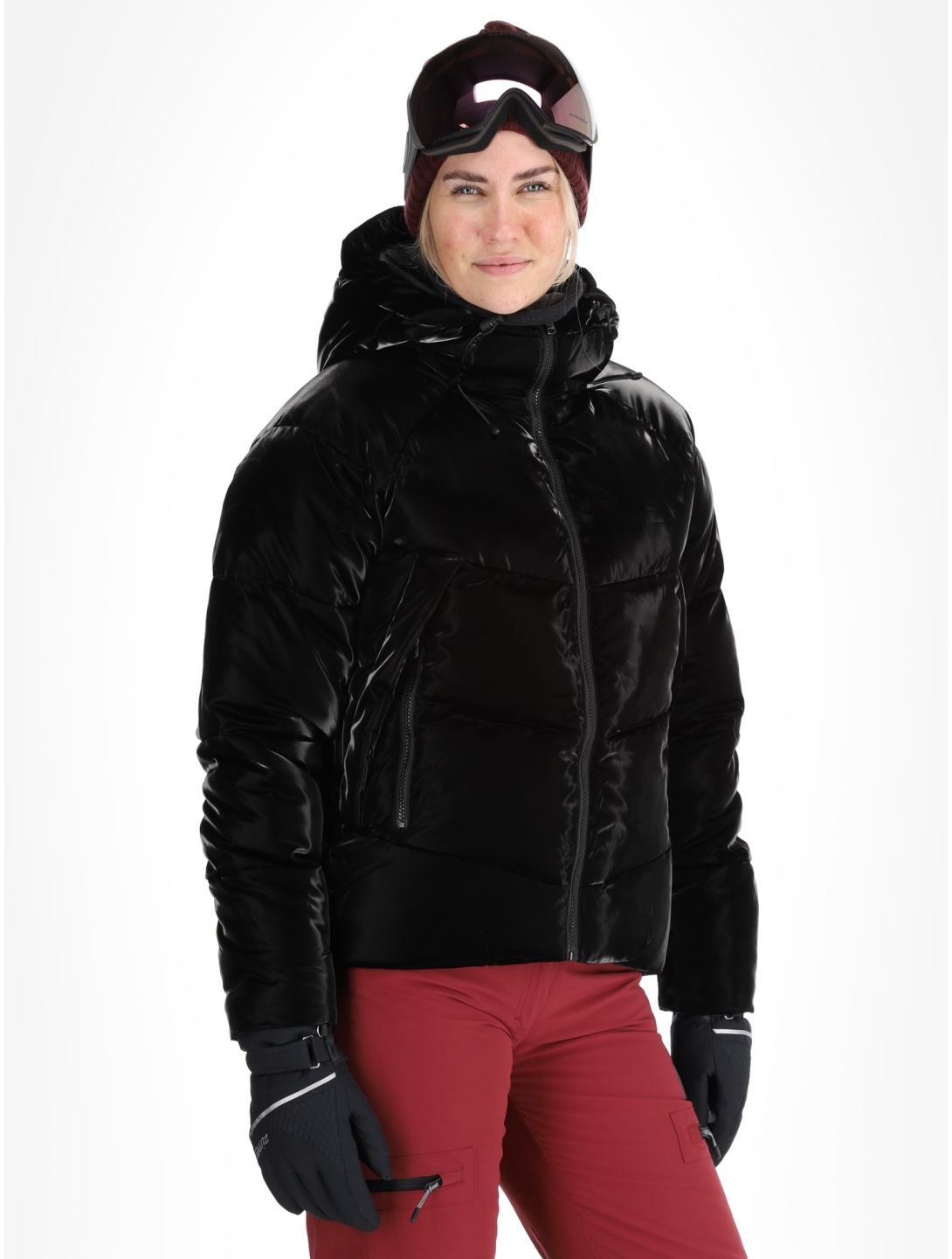 Rehall, Felix-R ski jacket women Metallic Black black 