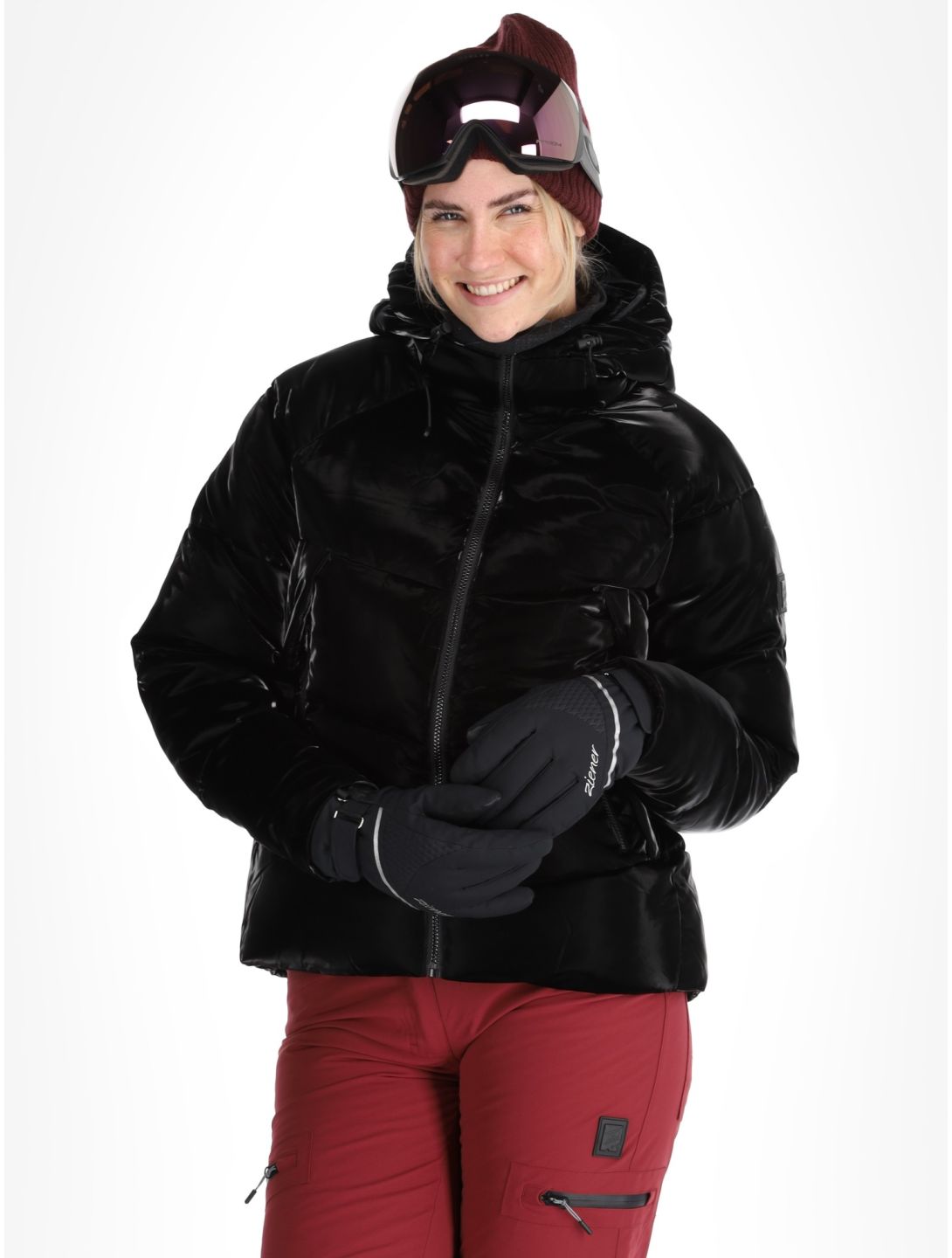 Rehall, Felix-R ski jacket women Metallic Black black 