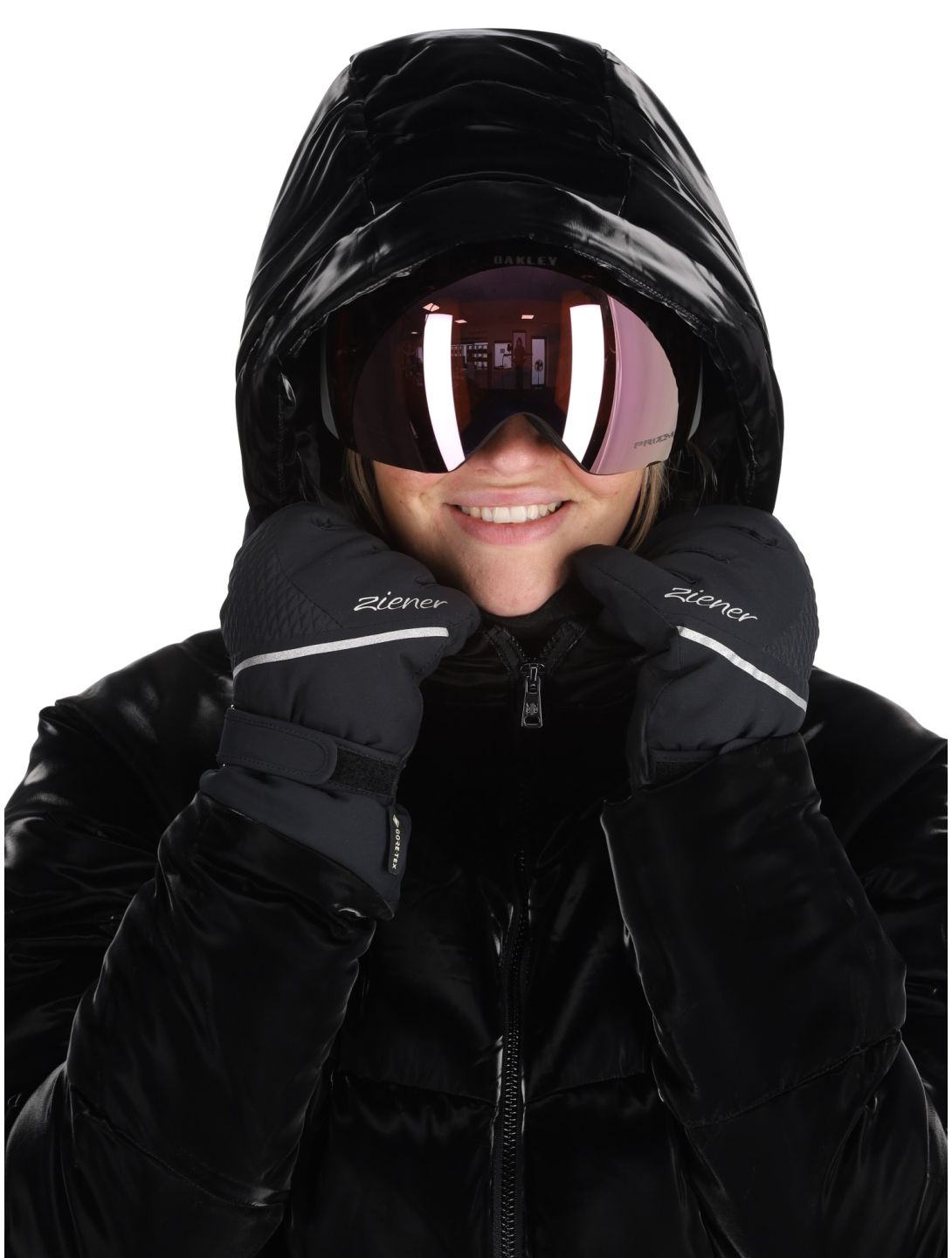 Rehall, Felix-R ski jacket women Metallic Black black 