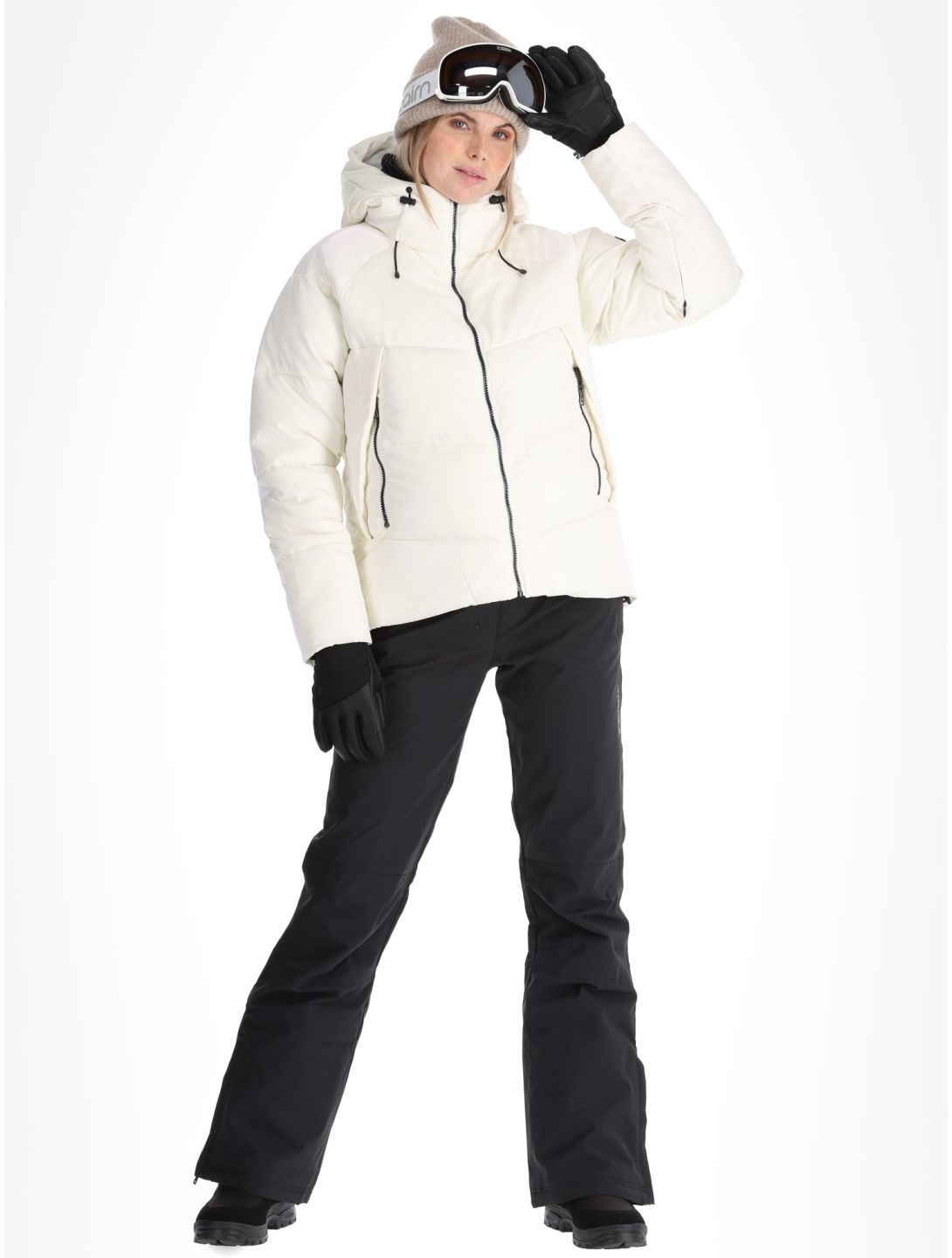 Rehall, Felix-R ski jacket women Metallic White white 