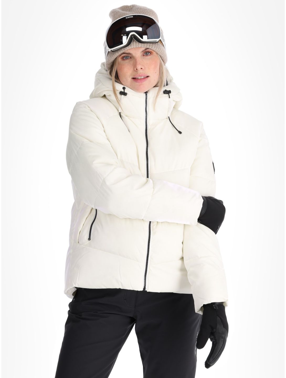 Rehall, Felix-R ski jacket women Metallic White white 