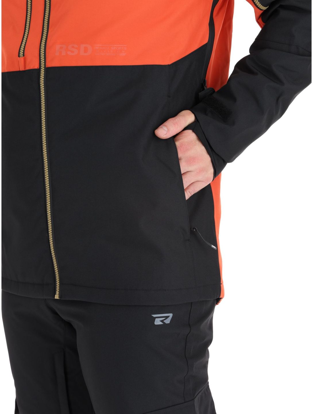 Rehall, Geri-R ski jacket men Rust black, brown 