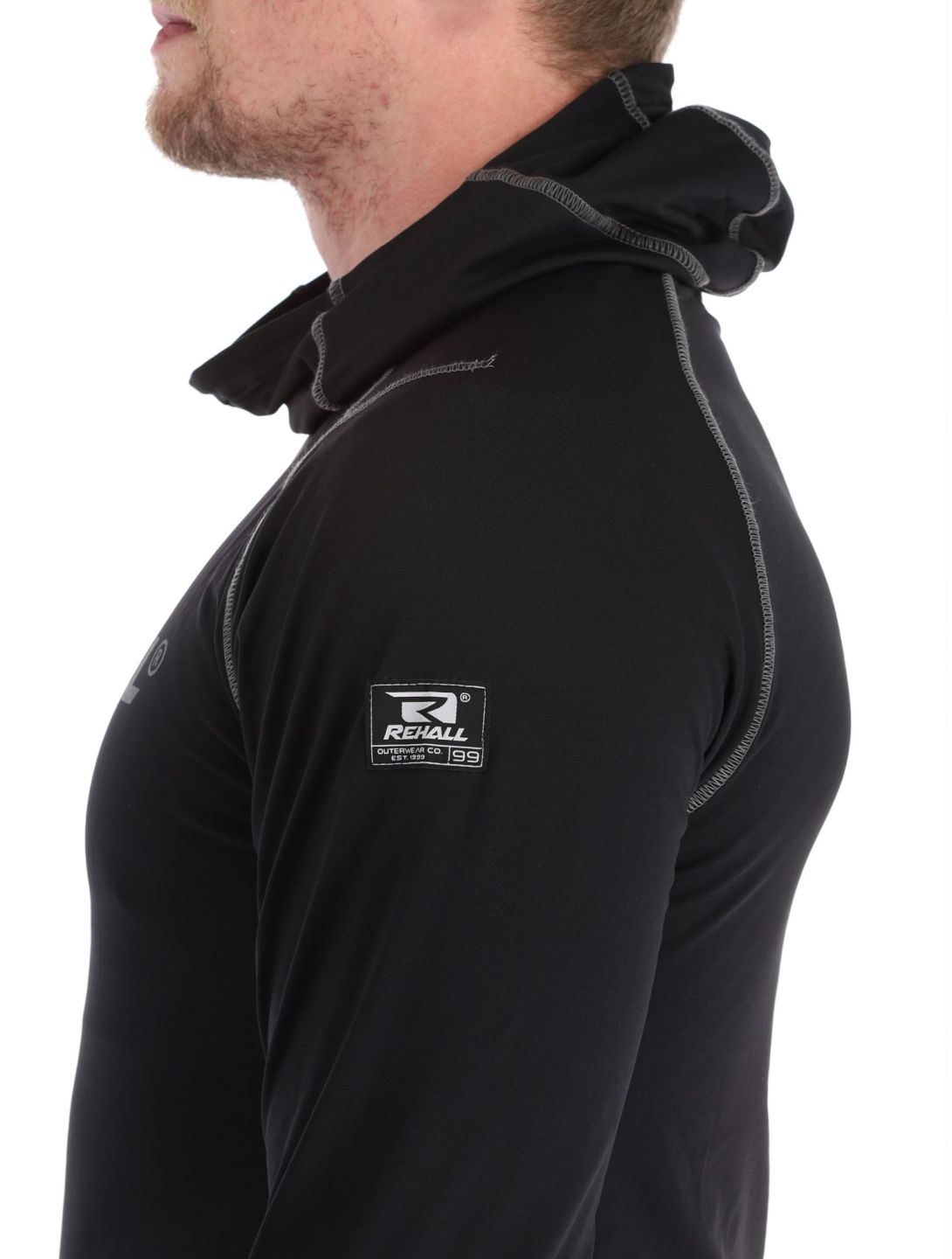 Rehall, Hoffa-R thermal shirt men Black black 