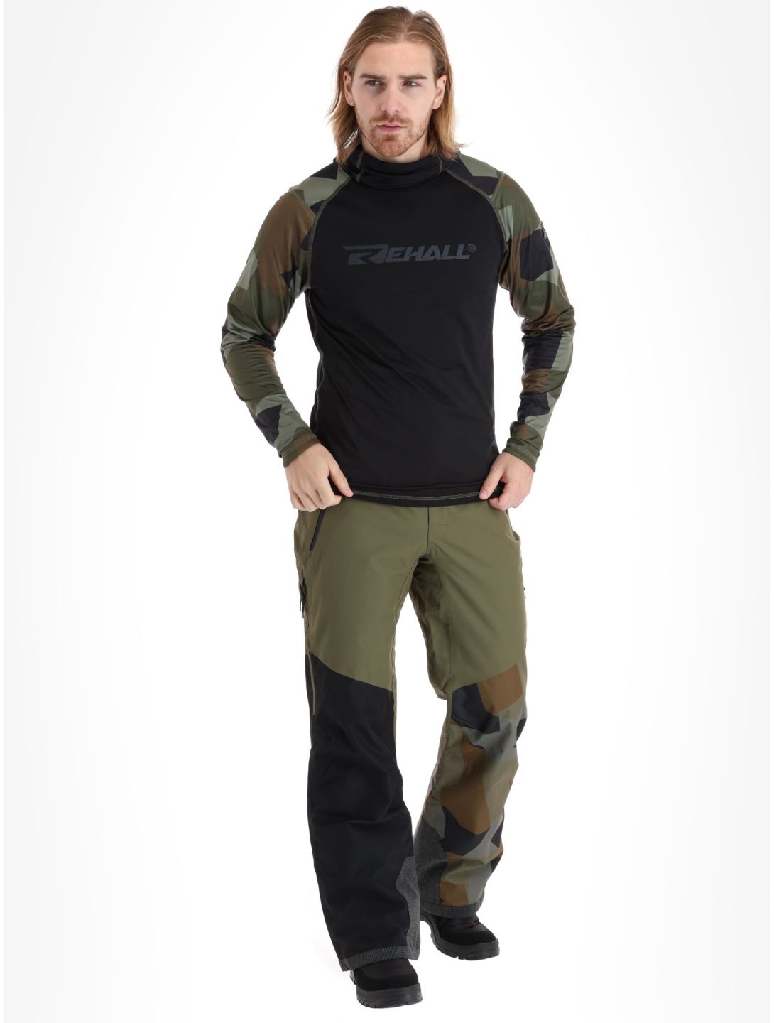 Rehall, Hoffa-R thermal shirt men Camo Olive green 