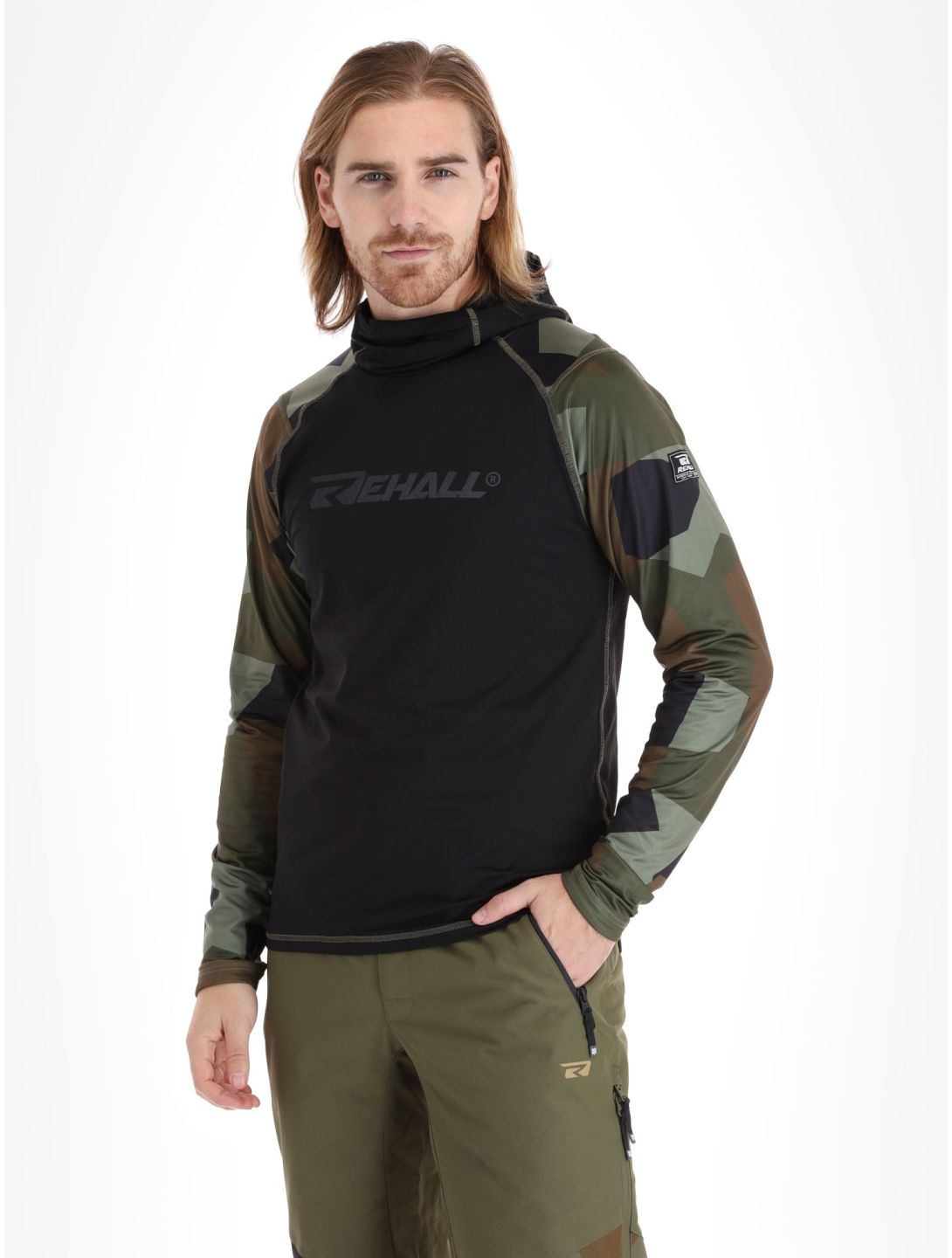 Rehall, Hoffa-R thermal shirt men Camo Olive green 