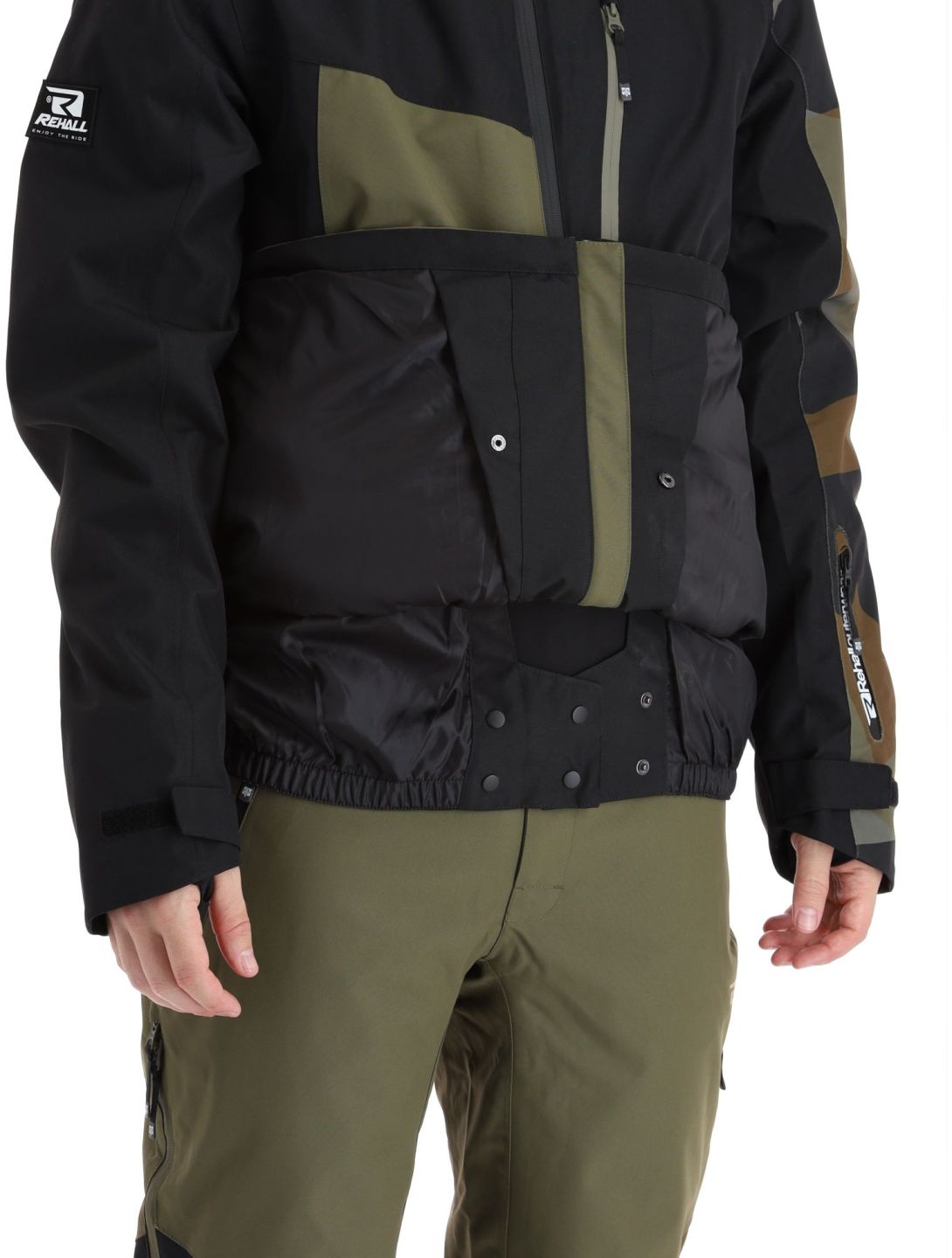 Rehall, Iann-R ski jacket men Olive black, green 