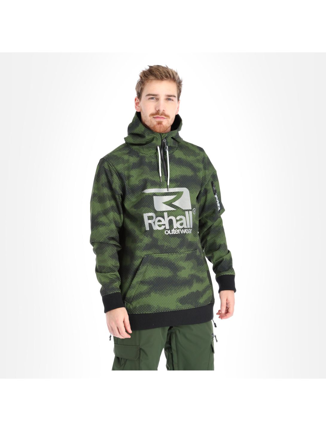 Rehall, Jeff-R winter anorak men honeycomb camo green 