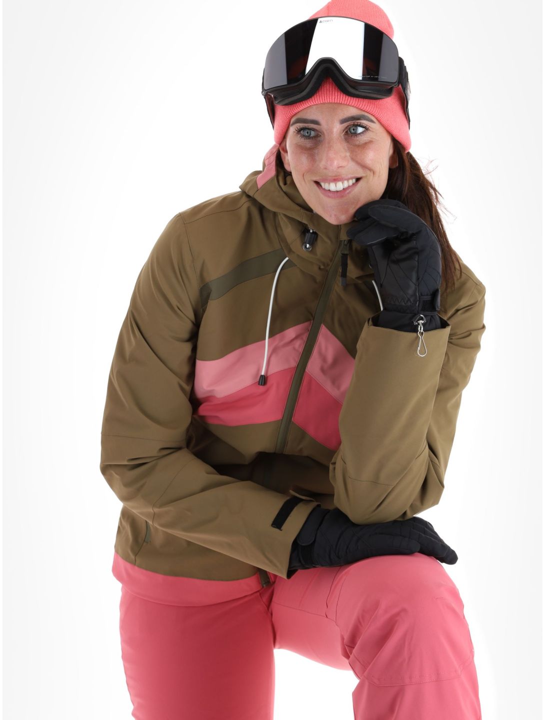 Rehall, June-R ski jacket women Military Olive green 