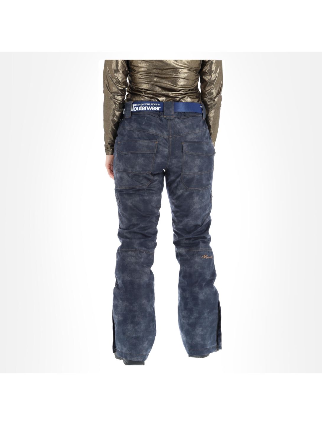 Rehall, Keely-R ski pants women washed denim blue