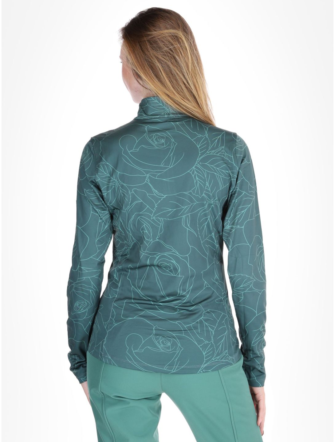 Rehall, Kimi-R pullover women Roses Smoke Pine green 