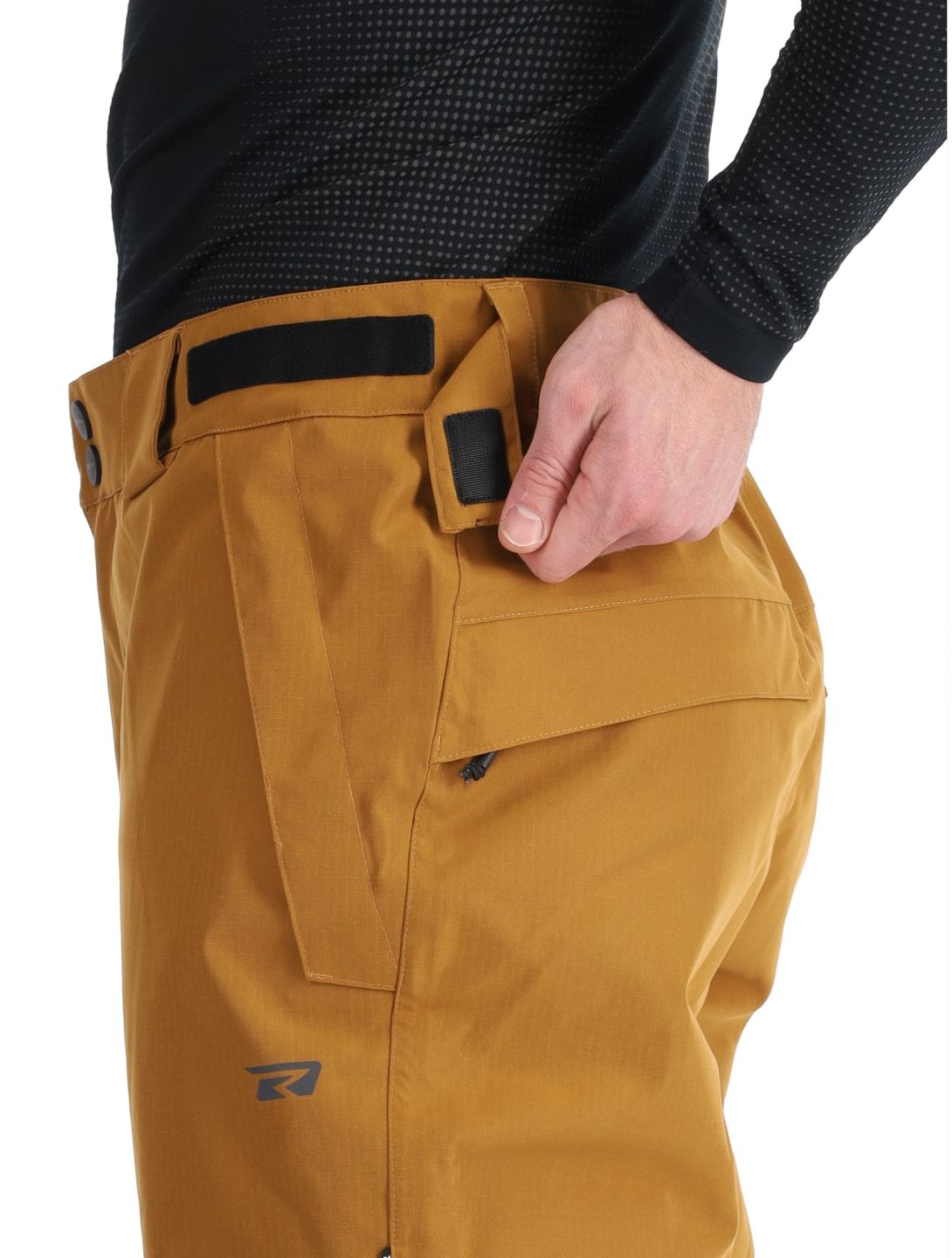 Rehall, Laricks-R ski pants men Tobacco brown 