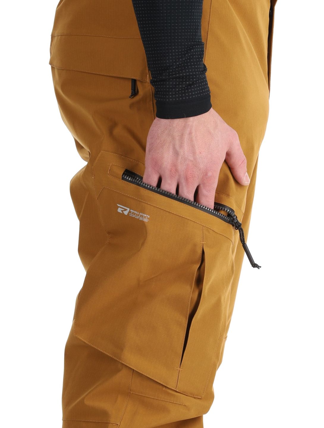 Rehall, Laricks-R ski pants men Tobacco brown 