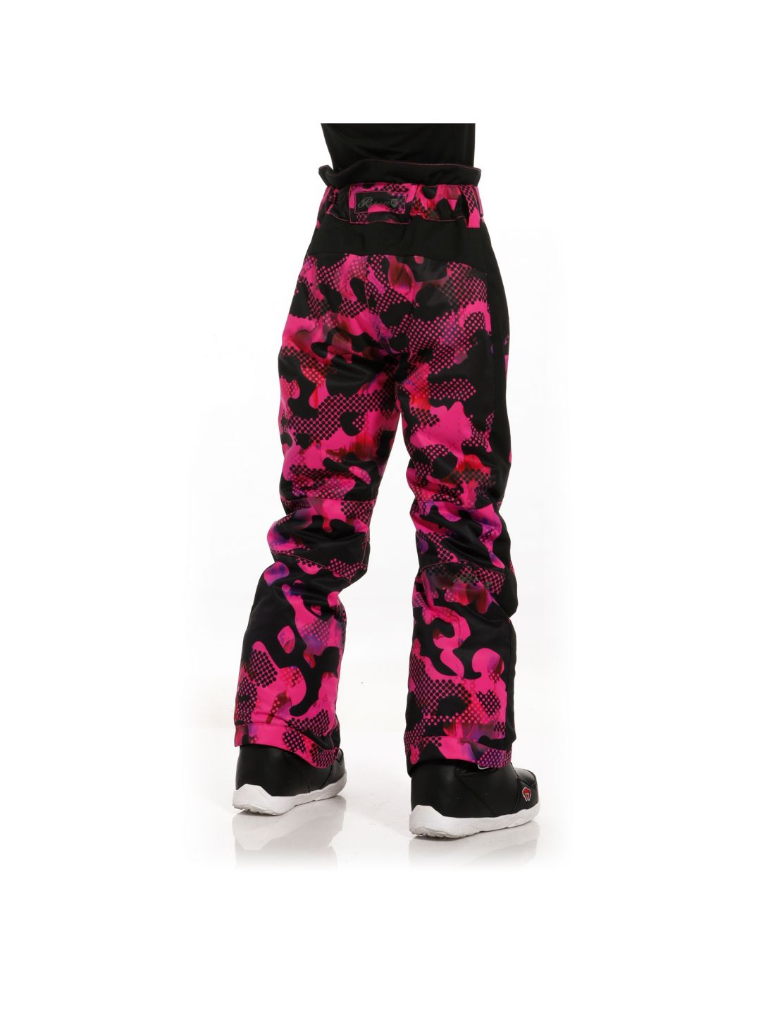 Rehall, Latoya-R-Jr ski pants kids popart camo fuchsia pink