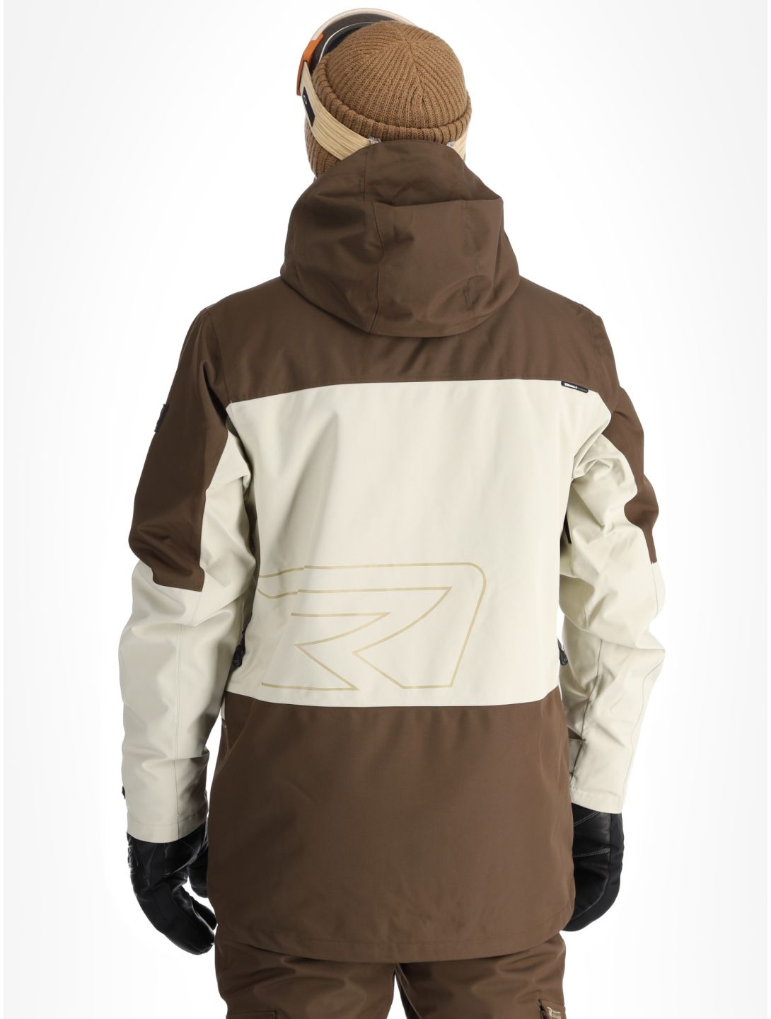 Rehall, Lhotse-R ski jacket men Choco beige, brown 