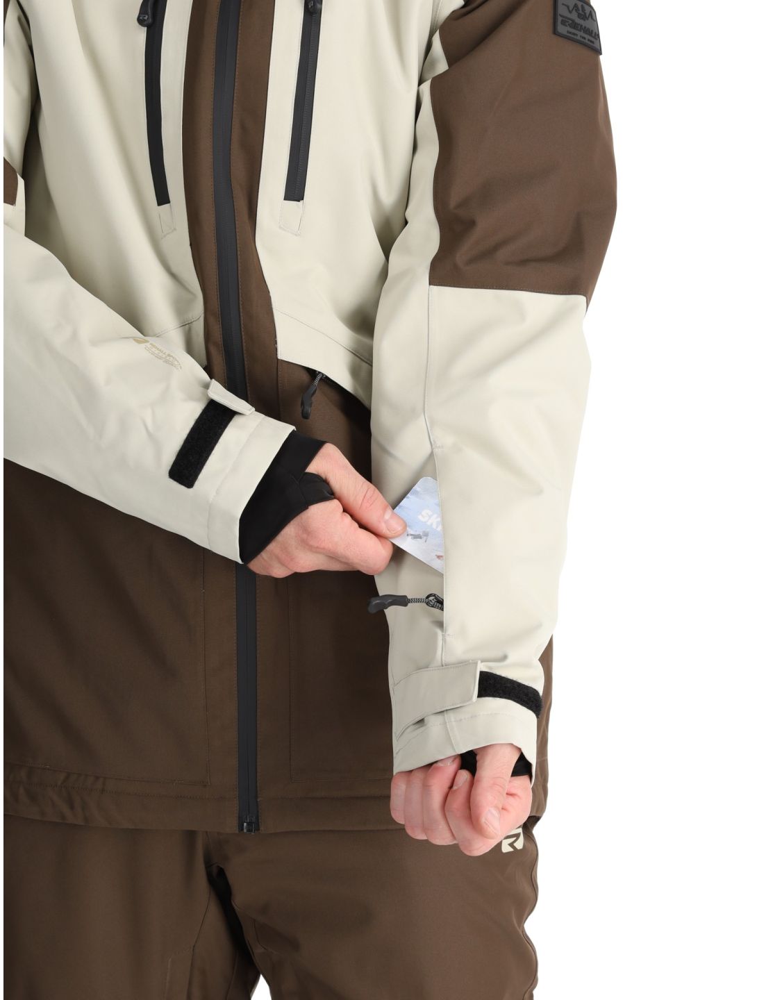 Rehall, Lhotse-R ski jacket men Choco beige, brown 