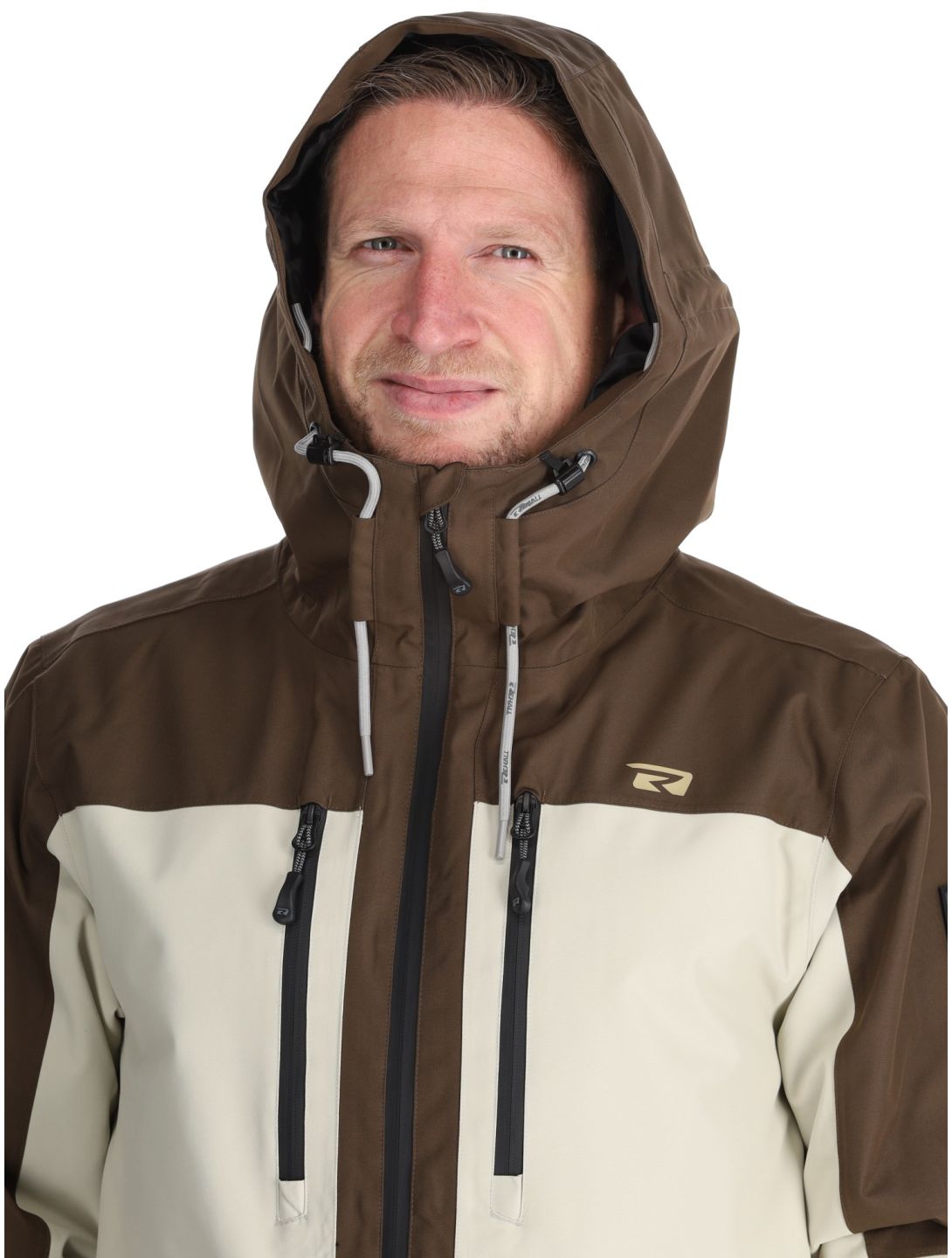 Rehall, Lhotse-R ski jacket men Choco beige, brown 