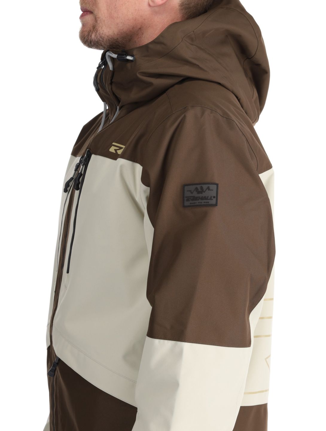 Rehall, Lhotse-R ski jacket men Choco beige, brown 