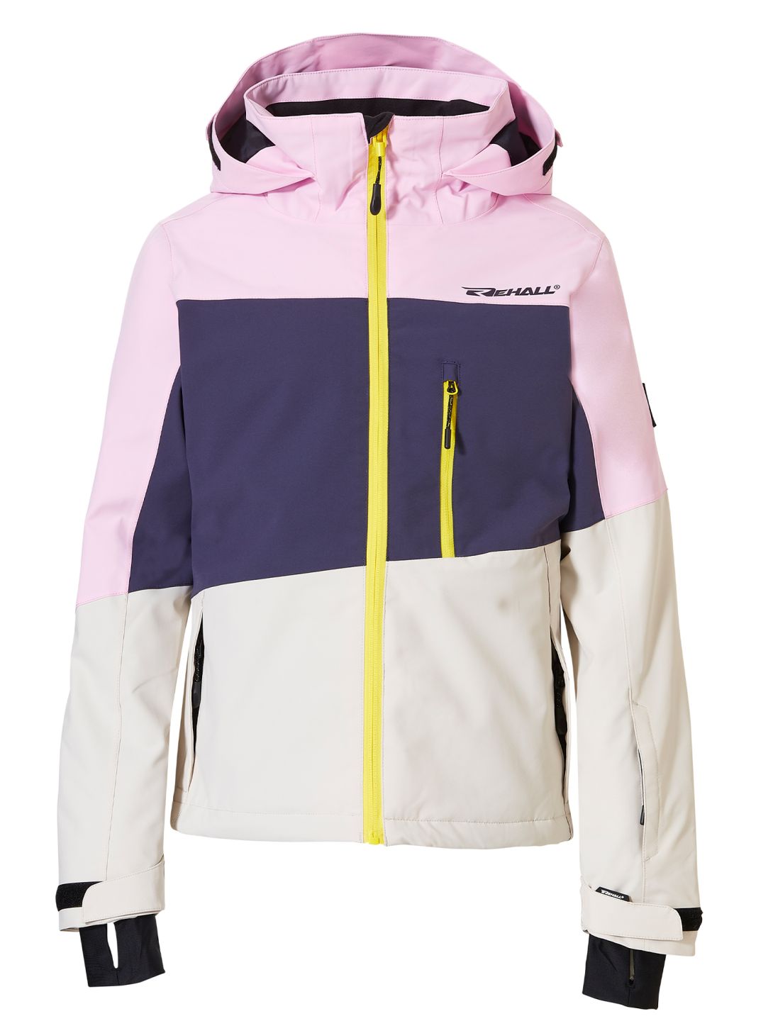 Rehall, Liv-R ski jacket kids Lilac beige, pink 