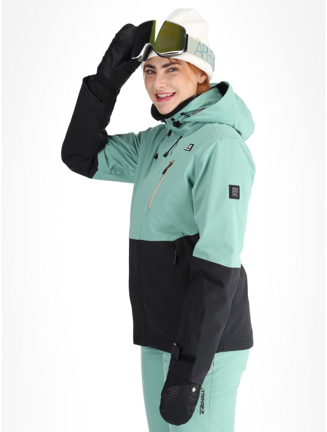 Rehall, Liza-R ski jacket women Feldspar black, green 