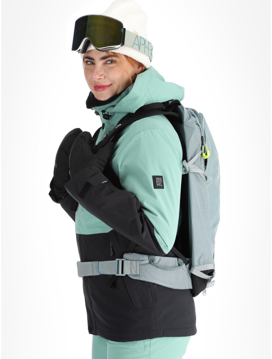 Rehall, Liza-R ski jacket women Feldspar black, green 