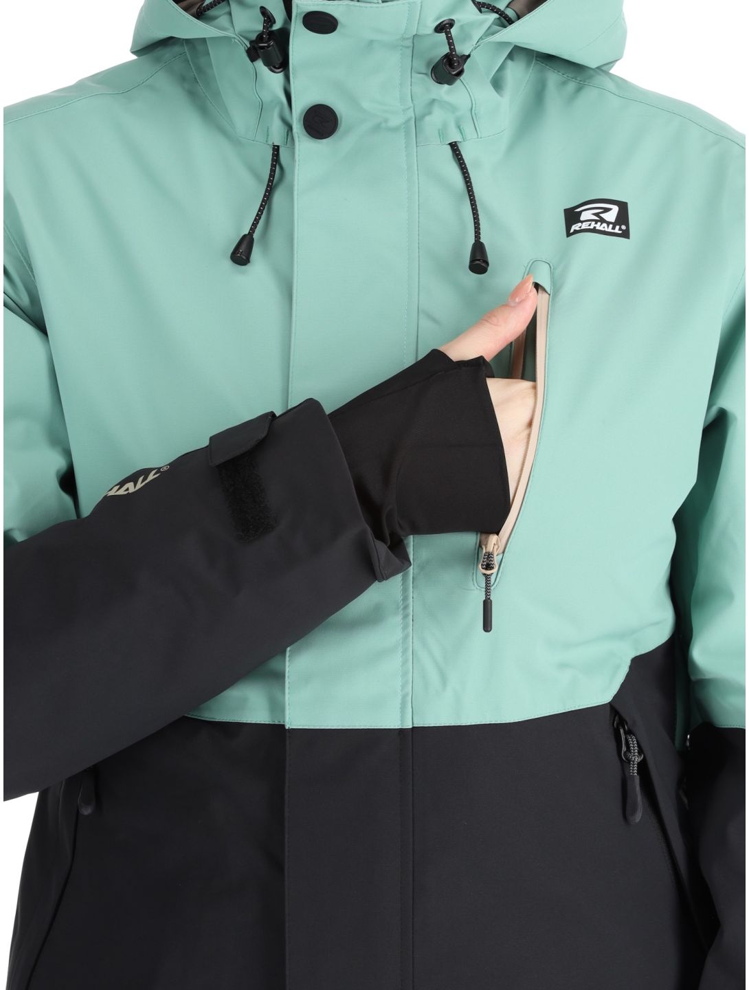 Rehall, Liza-R ski jacket women Feldspar black, green 