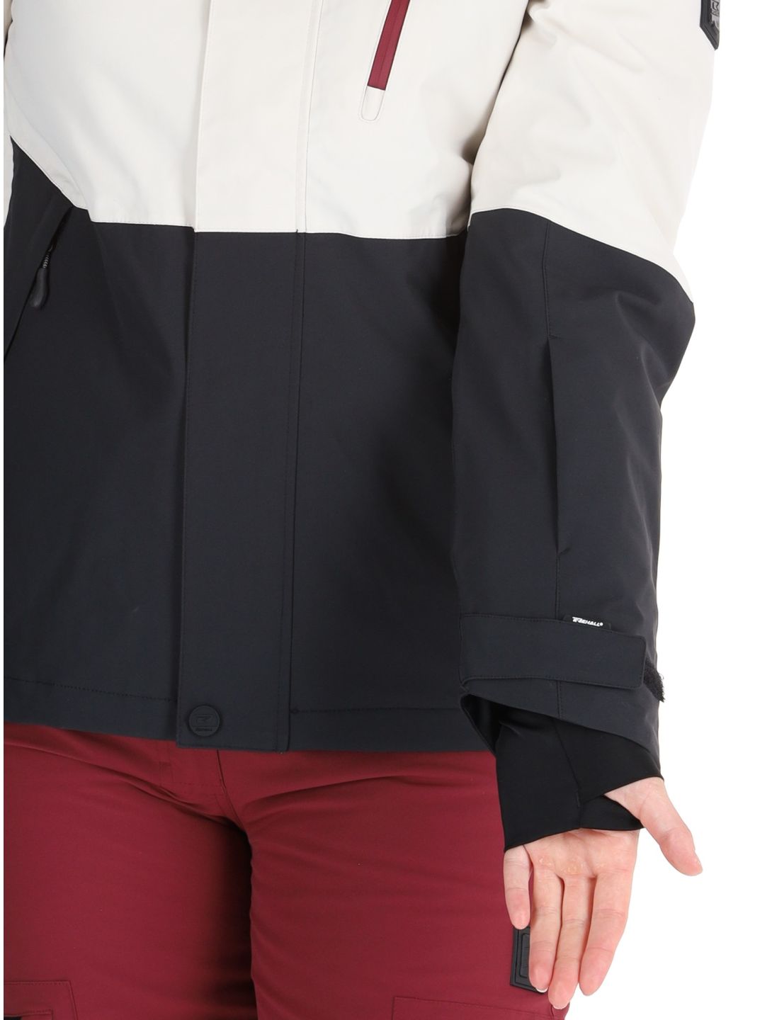 Rehall, Liza-R ski jacket women Moonbeam beige, black 