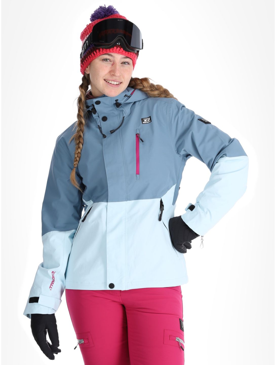 Rehall, Liza-R ski jacket women Omphalodes blue 