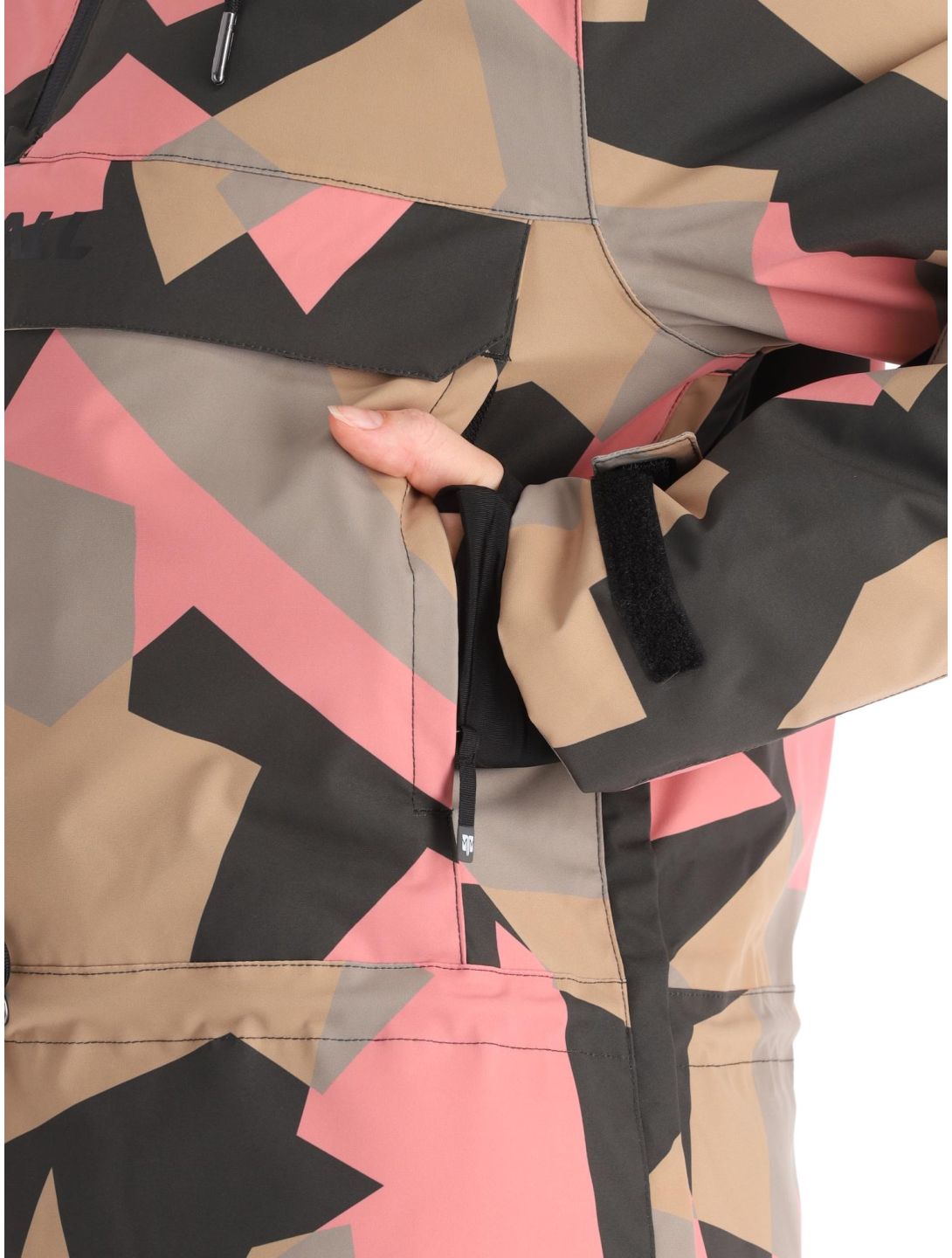 Rehall, Loiza-R winter anorak women Camo Rose pink 