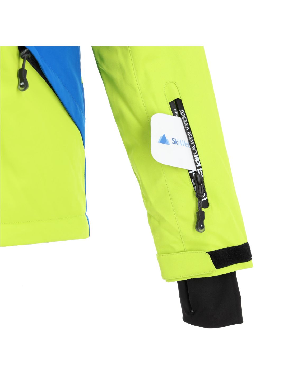 Rehall, Maine-R-Jr ski jacket kids slants lime green