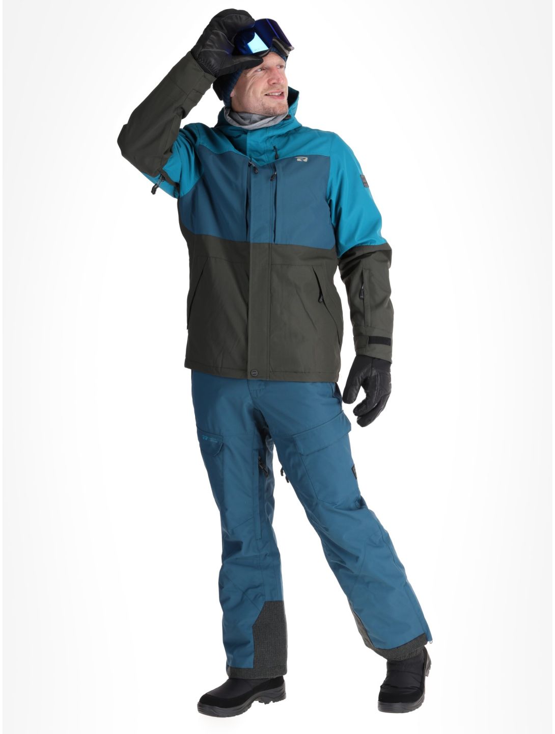 Rehall, Mayon-R ski jacket men Petrol green, grey 