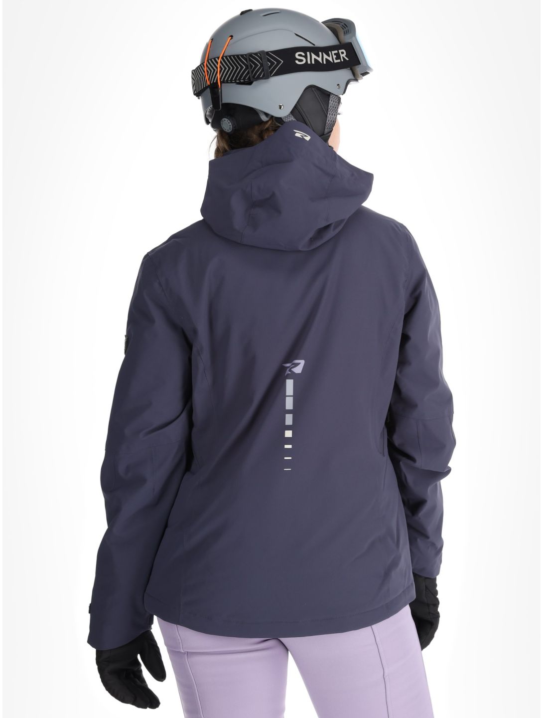 Rehall, Meave-R ski jacket women Graphite grey, purple 