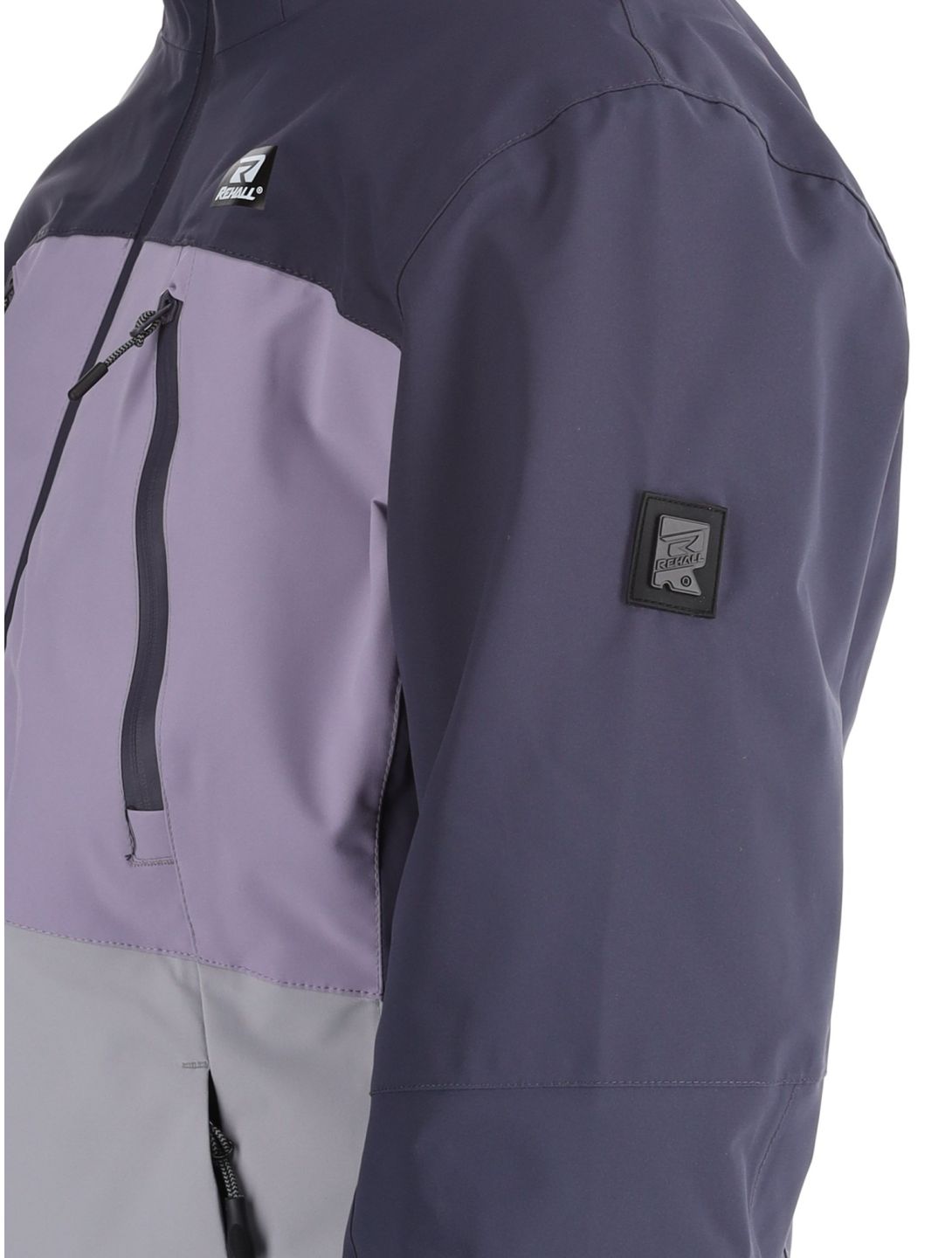 Rehall, Meave-R ski jacket women Graphite grey, purple 