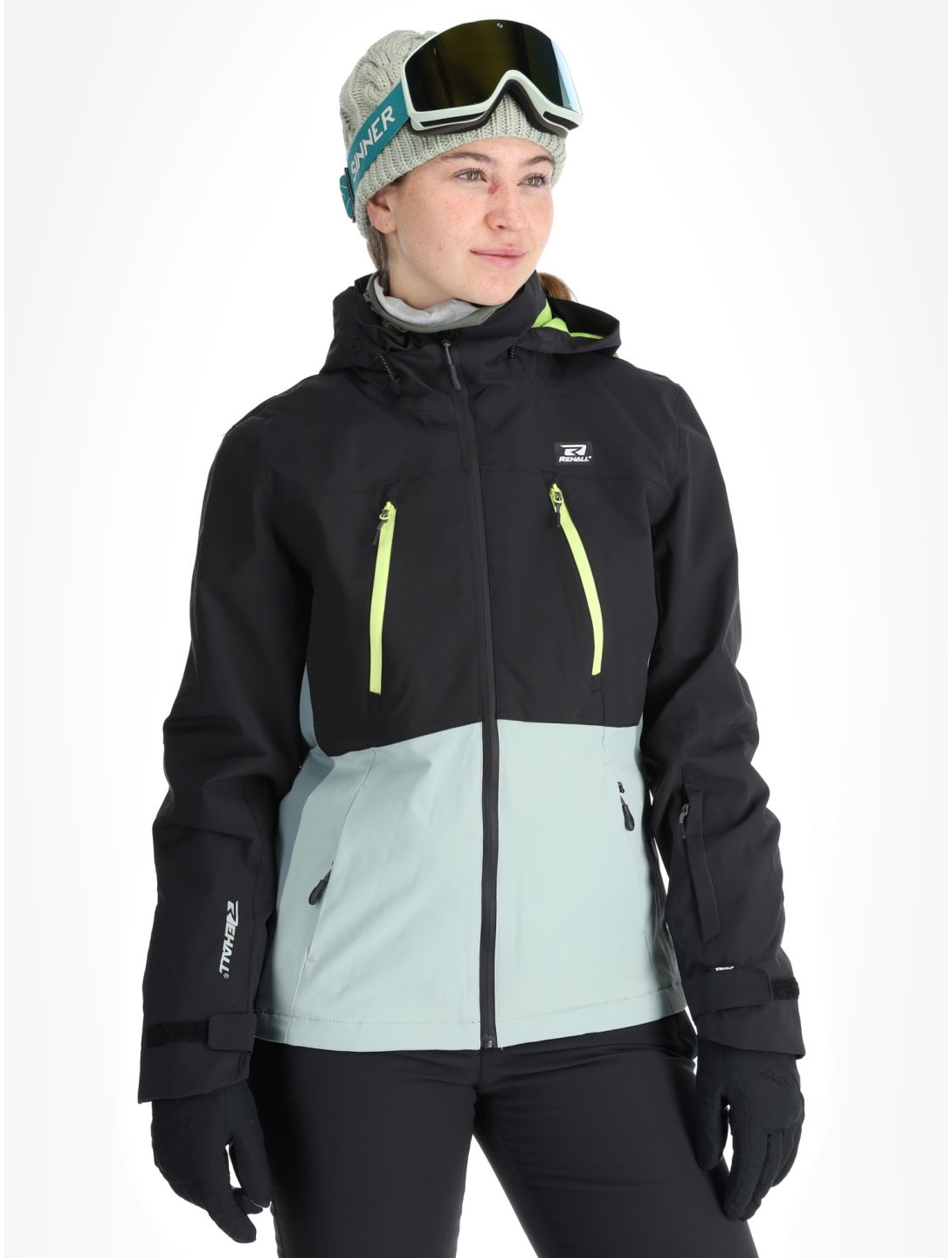 Rehall, Meave-R ski jacket women Sharp Green black, green 