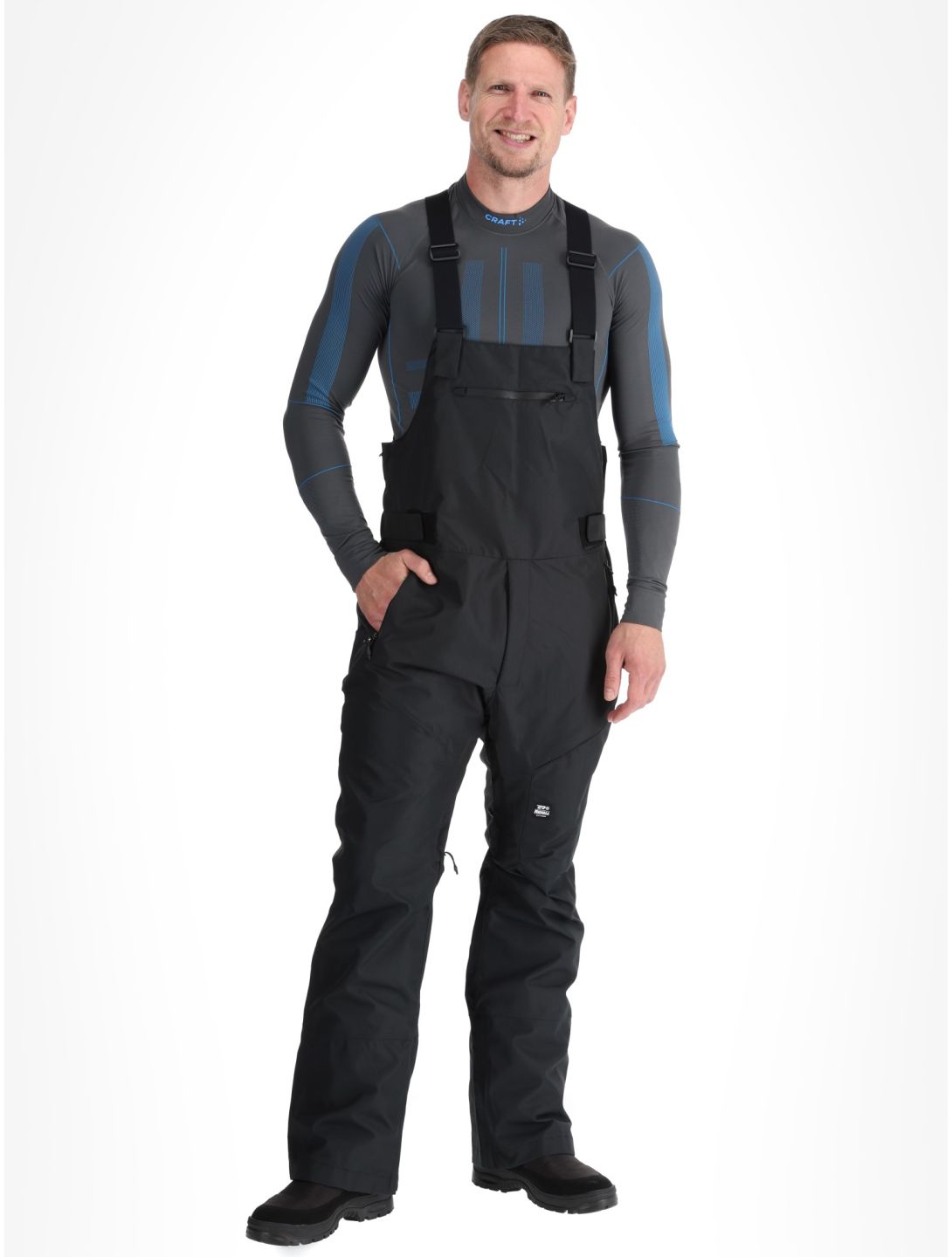 Rehall, Moonbeam-R ski pants men Black black 