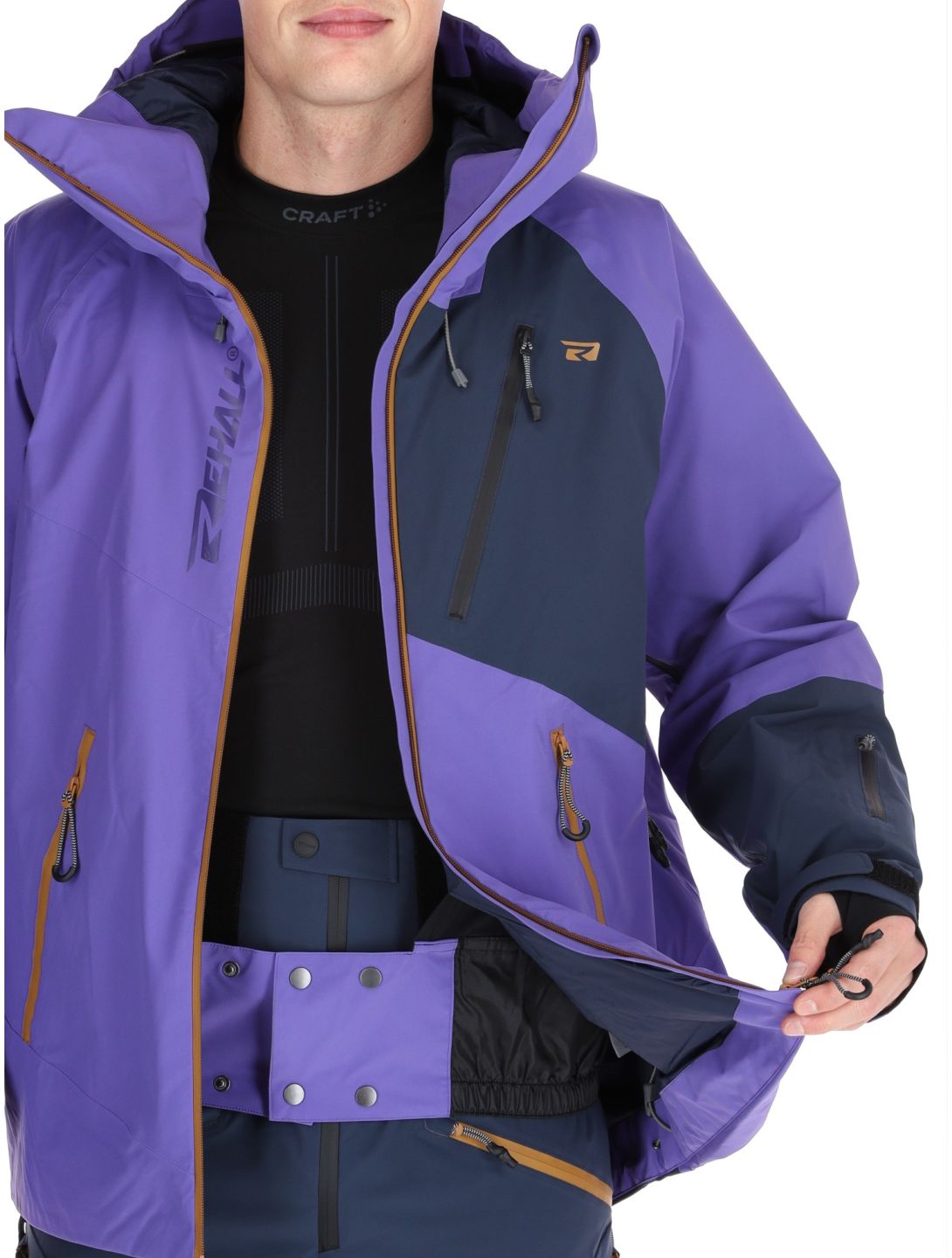 Rehall, Nevado-R ski jacket men Purple purple 