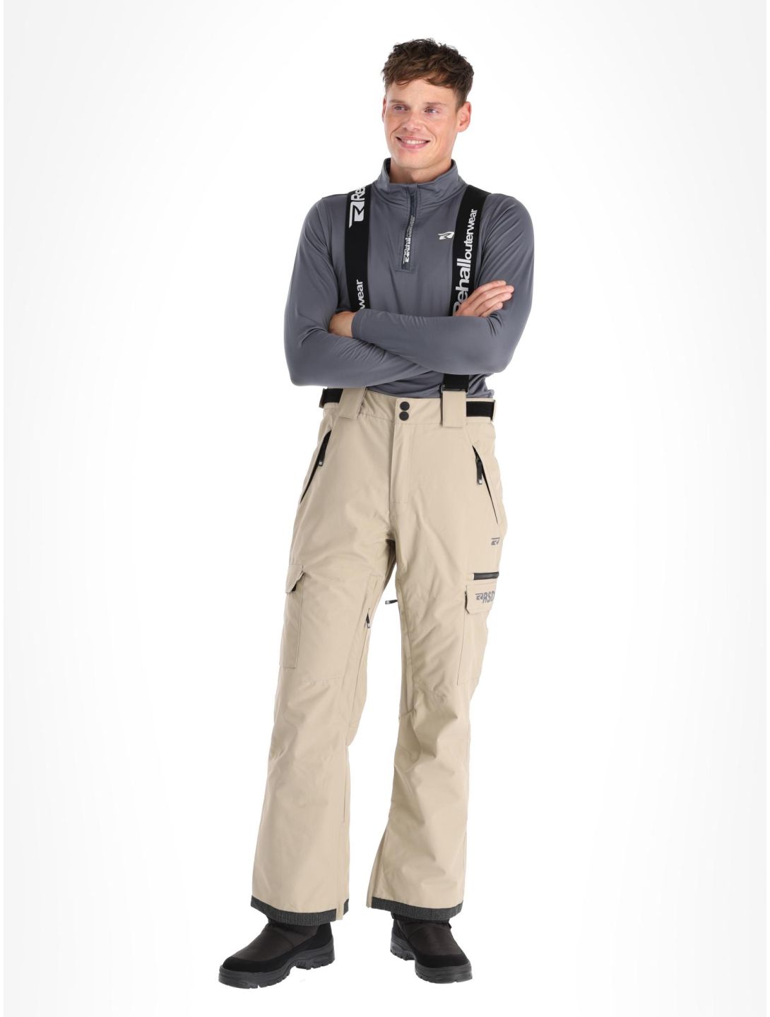 Rehall, Picker-R ski pants men Stone beige 