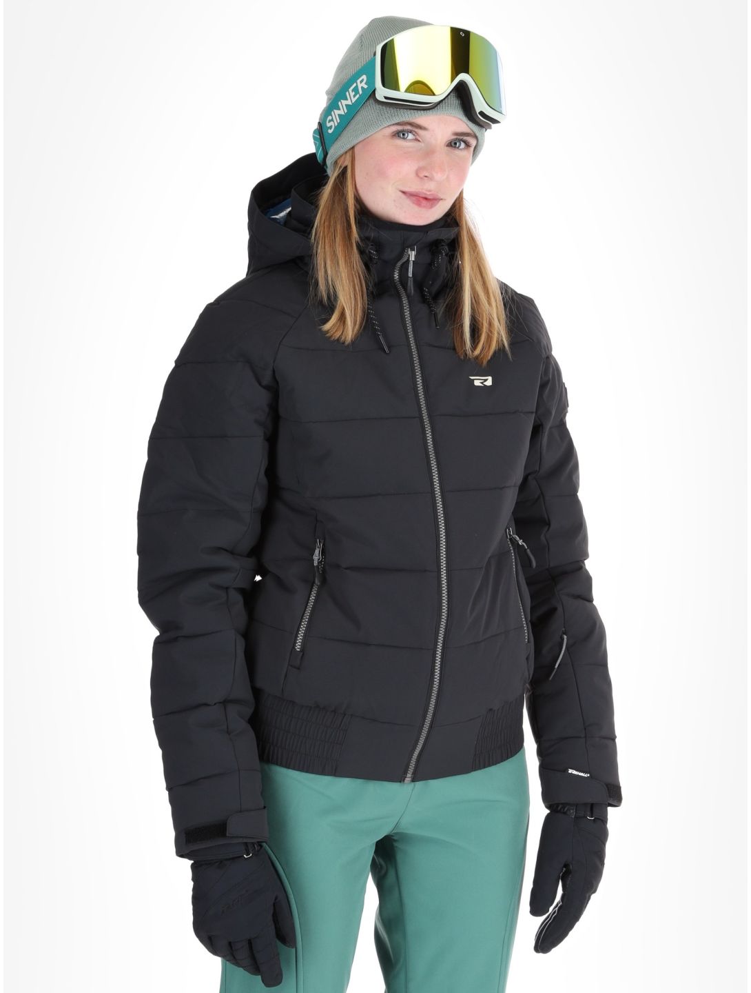 Rehall, Puffy-R ski jacket women Caviar black 