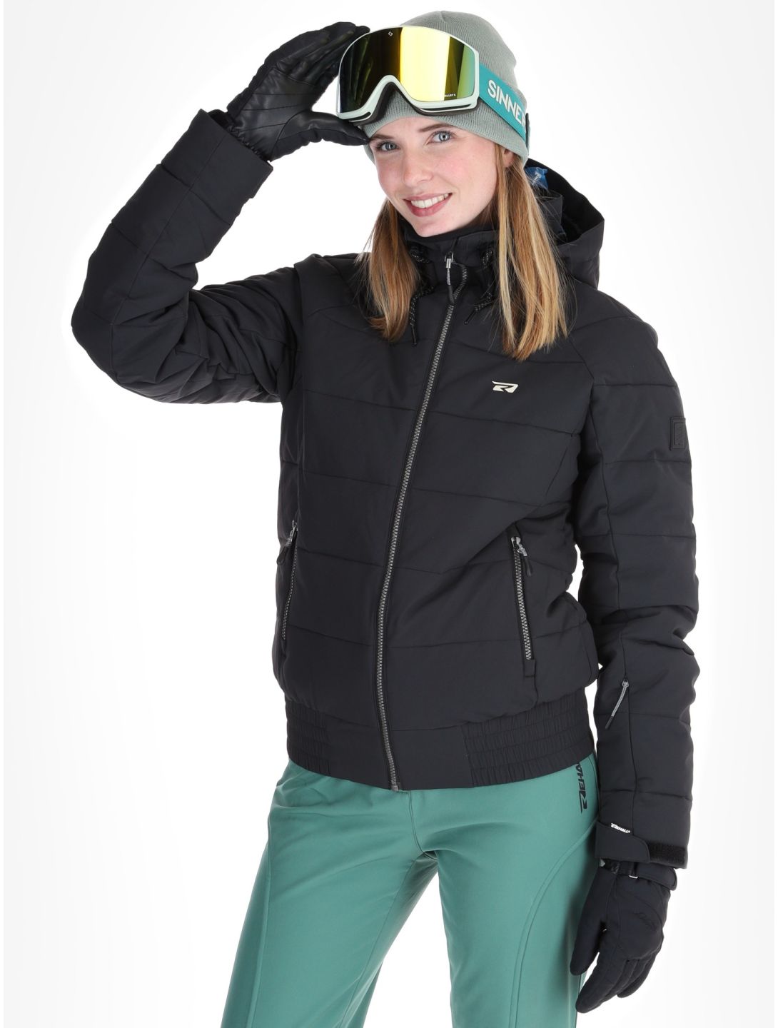 Rehall, Puffy-R ski jacket women Caviar black 