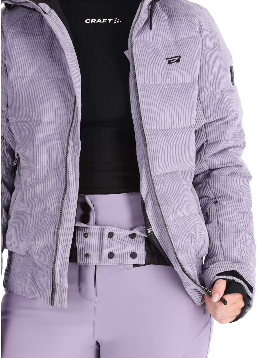 Rehall, Puffy-R ski jacket women Dusk purple 