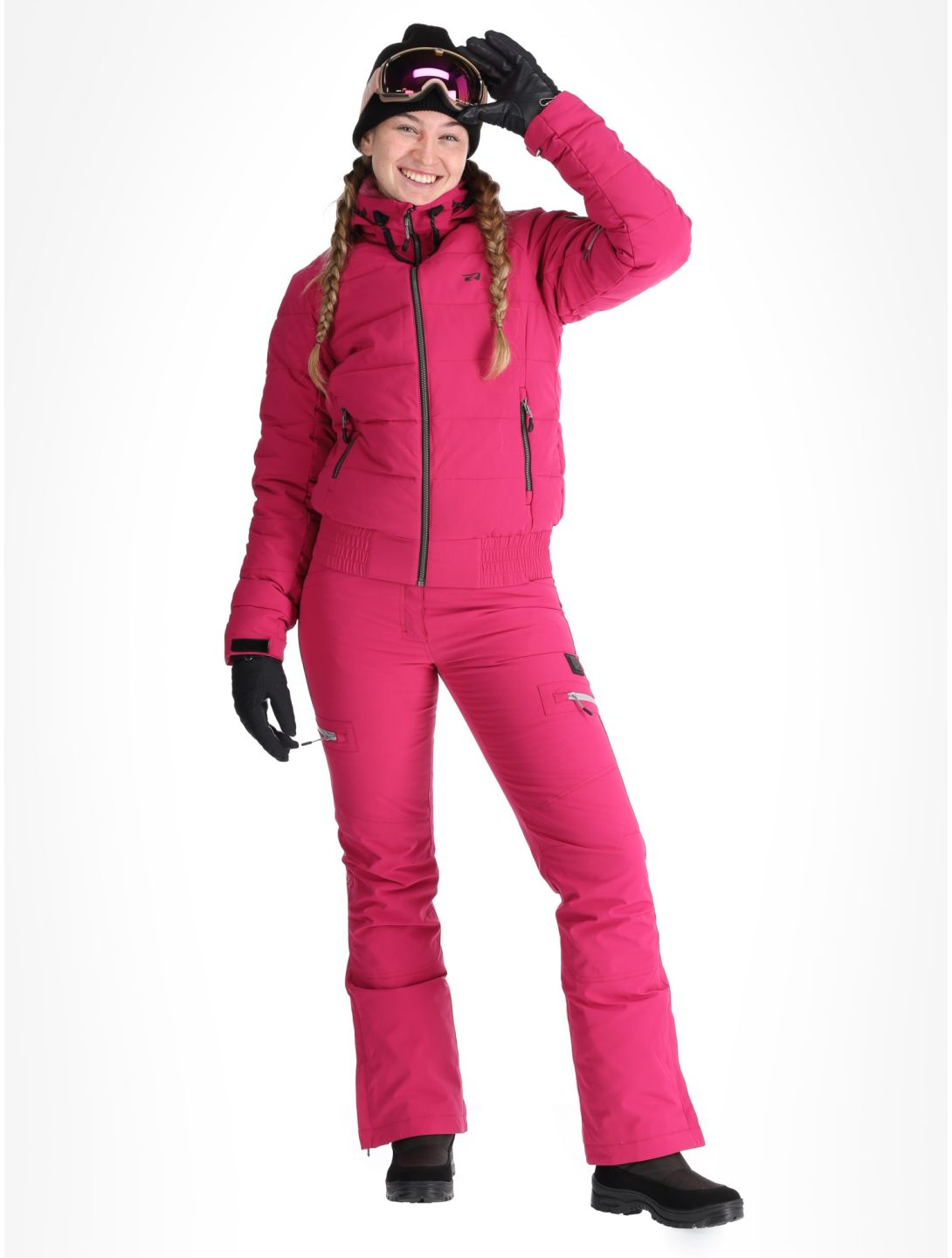 Rehall, Puffy-R ski jacket women Festival Fuchsia purple 