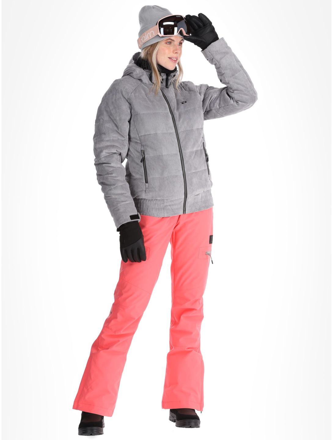 Rehall, Puffy-R ski jacket women Sleet grey 